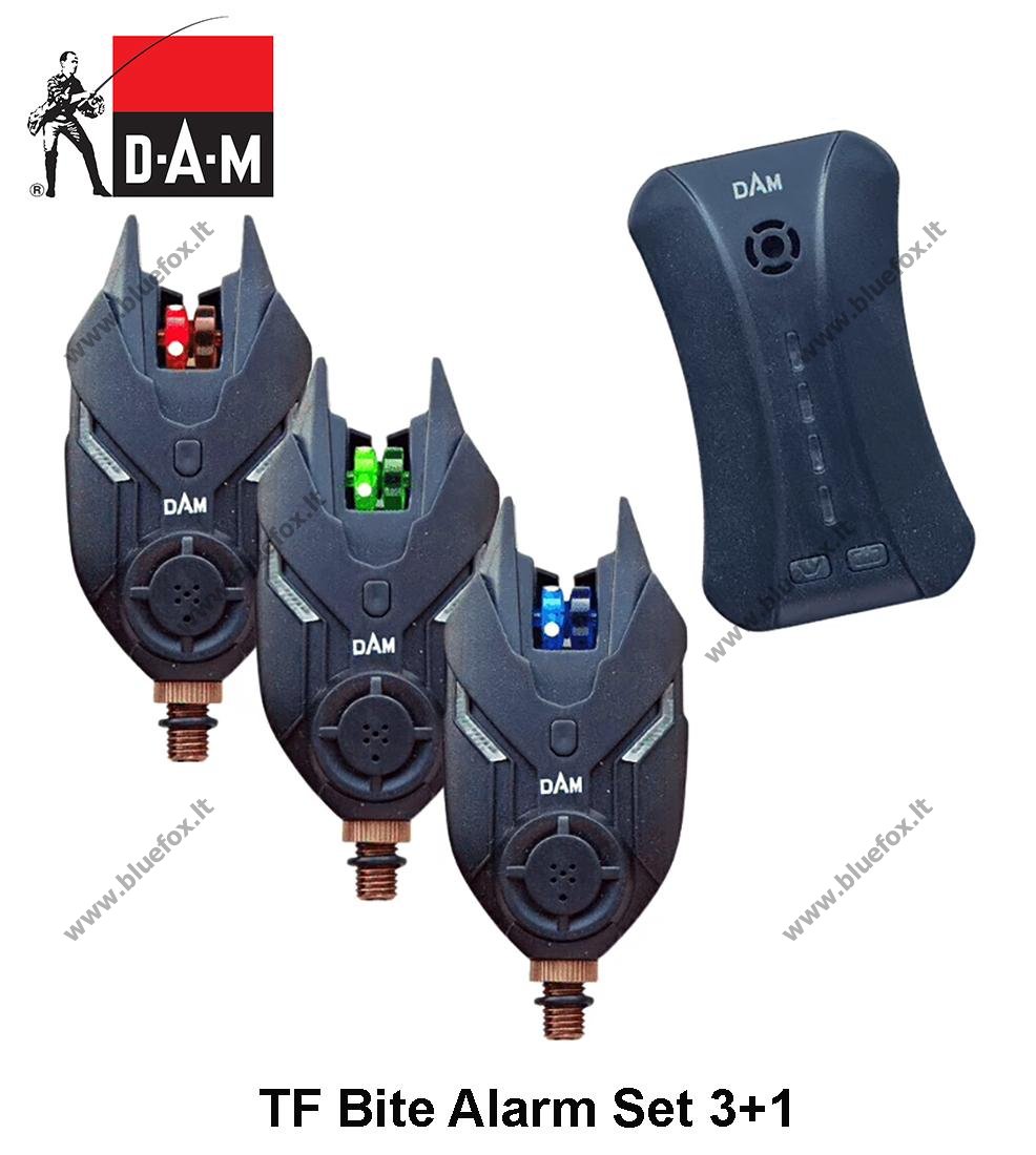 Kibimo siganlizatorių komplektas DAM TF Bite Alarm Set 3+1 - Spauskite ant paveikslėlio norint uždaryti