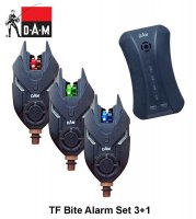 Makšķerēšanas signalizācijas komplekts DAM TF Bite Alarm Set 3+1