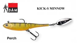 Przynęta miękka gumowa DAM Effzett Kick-S Minnow Perch