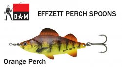 Plekklandid DAM Effzett Perch Spoon Orange Perch