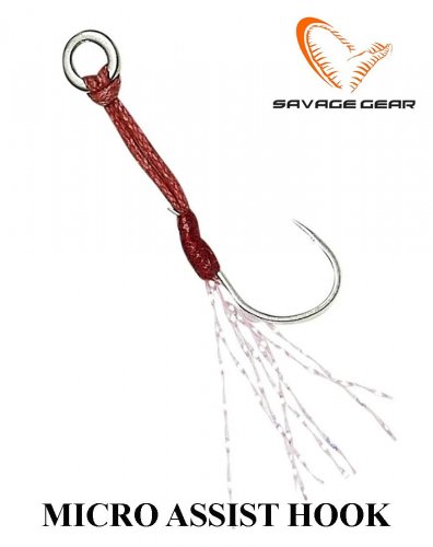 Savage Gear Micro Assist Hook Savage Gear Micro Assist Hook [01-69744] :   - Fishing, backpack, outdoors, flashlight, tents, wobblers,  knives, axes, saw, machete, rapala, storm