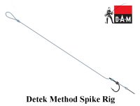 Kabliukai su pavadėliu DAM Detek Method Spike Rig