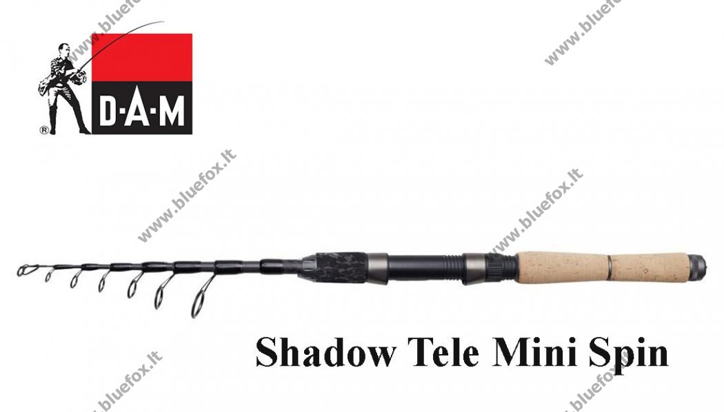 Spiningas Dam Shadow Tele Mini Spin 2.40 m, 7 - 30 g - Spauskite ant paveikslėlio norint uždaryti