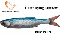 Gumijas zivis Savage Gear Craft Dying Minnow Blue Pearl