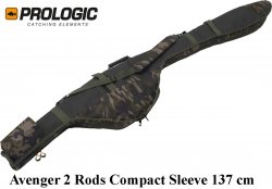 Korpuss diviem stieņiem „Prologic Avenger 2 Rod Compact Sleeve“