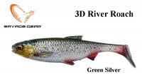 Gummifische Savage Gear 3D River Green Silver 4vnt