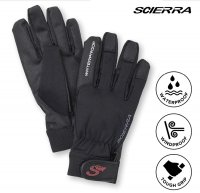 Neperšlampamos pirštinės Scierra Waterproof Fishing Glove Black