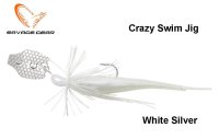 SAVAGE GEAR Crazy Swim Jig White Silver