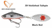 Przynęta Savage Gear 3D Sticklebait Tailspin Black Red