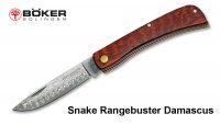 Нож Böker Magnum Snake Rangebuster Damascus