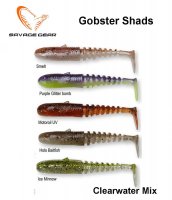 Набор Приманок Savage Gear Gobster Shads Clearwater Mix