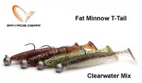 Savage Gear Fat Minnow T-Tail RTF Clearwater Mix