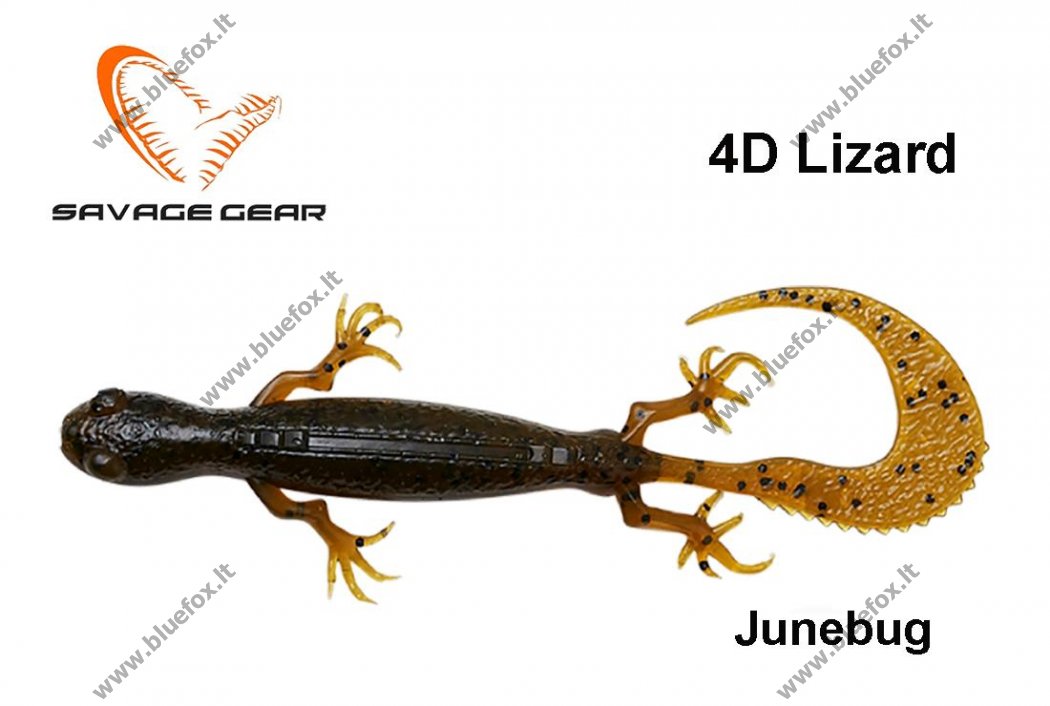 Guminukas Savage Gear 3D Lizard driežas Junebug - Spauskite ant paveikslėlio norint uždaryti