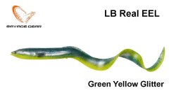 Myk agn Savage Gear LB Real EEL Green Yellow Glitter