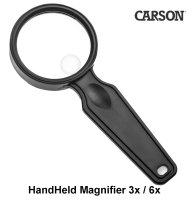 Vergrößerungsglas Carson HandHeld Magnifier 3x/6x