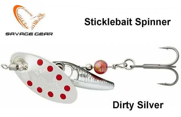 Sukriukė Savage Gear Sticklebait Spinner Dirty Silver