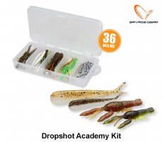 Savage Gear Dropshot Academy Softbats-sett Blandede farger 36 stk