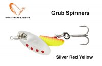 Savage Gear Grub Spinner Silver Red Yellow