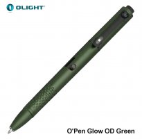 Rašiklis-žibintuvėlis Olight O'Pen Glow OD Green 120Lm