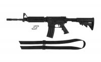 Ginklo maketas treniruotėms AR-15 / M16 karabinas juodas