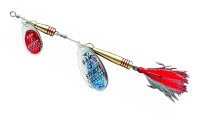Sukriukė DAM Effzett Tandem Dresser Spinner Silver/Red