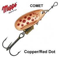 Blizgė Mepps Comet Copper Red Dots