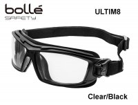 Bolle ULTIM8 BSSI Protective Goggles Clear/Black