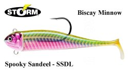 Soft Lure Storm Biscay Minnow Spooky Tobis SSDL
