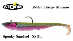 Мягкая приманка Storm 360GTCoastal Biscay Minnow Spooky Sandeel