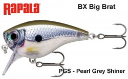 Vobleris Rapala BX Big Brat BXBB Pearl Grey Shiner