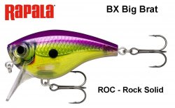 Vobleris Rapala BX Big Brat BXBB Rock Solid