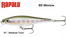 Vobleris Rapala BX Minnow BXM Rainbow Trout