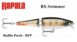 Rapala vobleris BX swimmer BXS12RFP - Redfin Perch