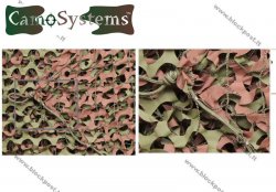Kamuflāžas tīkls Camosystems Basic Military Style 6 x 6 m