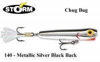 Ēsma Storm Rattlin Chug Bug 140 - Metallic Silver Black Back