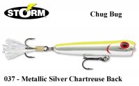 Vobleris Storm Rattlin Chug Bug 037 - Metallic Silver Chart Back