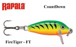 Wobbler Rapala Countdown CD01 FireTiger FT