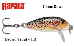 Воблер RAPALA CountDown CD01 Brown Trout TR