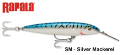 Vobleris Rapala Countdown Magnum CDMAG SM Silver Mackerel