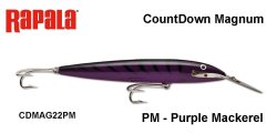 Vobleris Rapala Countdown Magnum CDMAG22PM Purple Mackerel