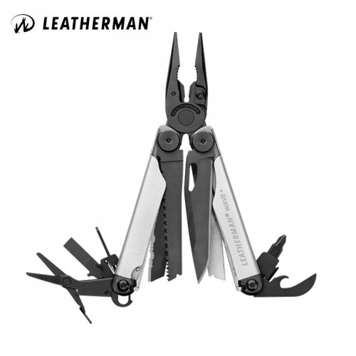 Leatherman daudzfunkcionāls instruments "Wave+" Sudraba/melna [03-034-832622]