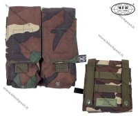 Double mag pouch, "Molle", woodland