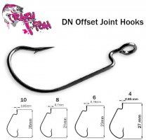 Crazy Fish DN Offset Joint Hooks DNOJH