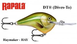 Rapala DT(Dives-To) voblers DT10HAT Haymaker