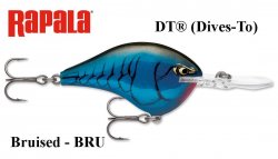 Rapala DT(Dives-To) vobleris DT16BRU Bruised