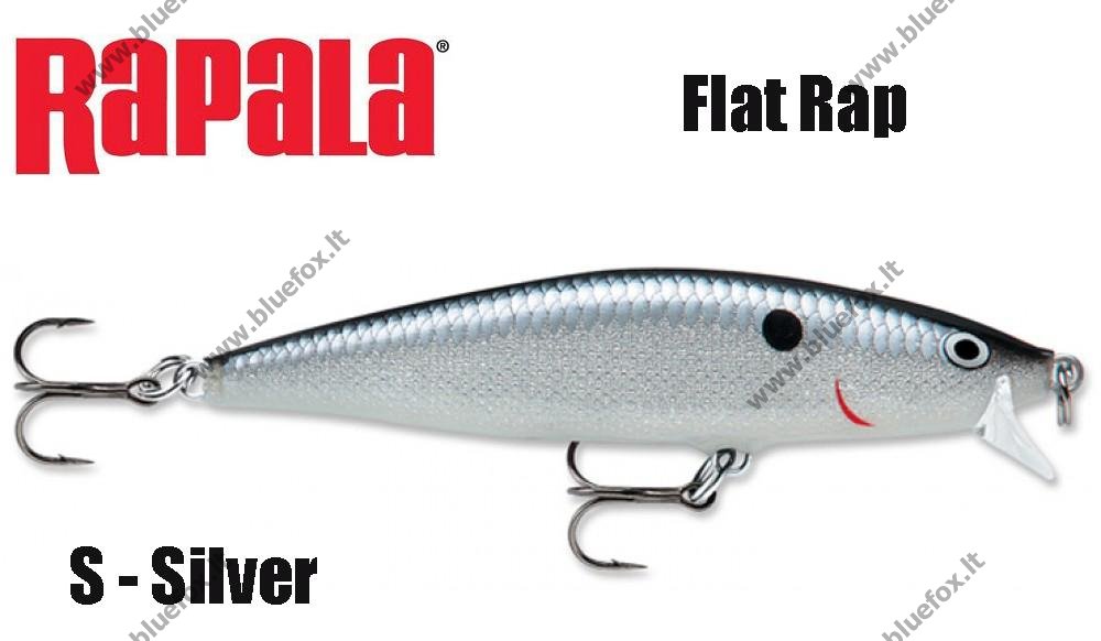 Rapala Flat Rap Silver [02-FLR-S] - 12.60EUR :  - Fishing,  backpack, outdoors, flashlight, tents, wobblers, knives, axes, saw,  machete, rapala, storm