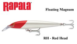 Wobler Rapala Floating Magnum Red Head