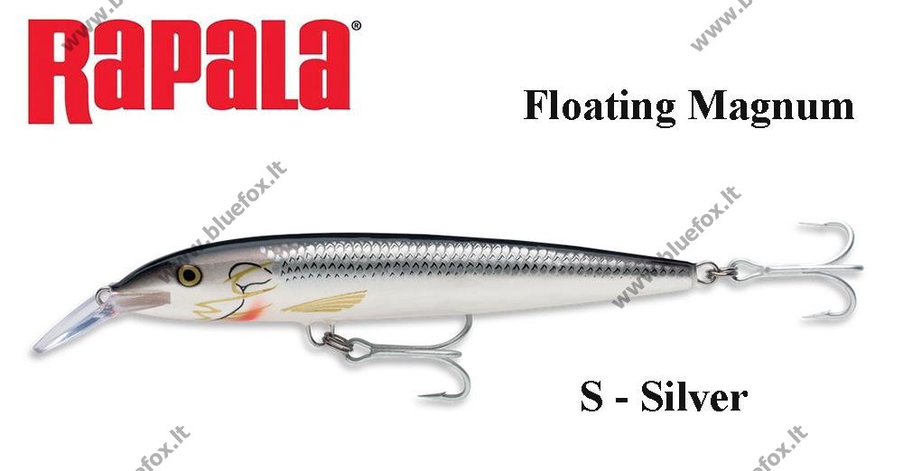 Vobleris Rapala Floating Magnum ​Silver - Spauskite ant paveikslėlio norint uždaryti