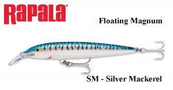 Sööt Rapala Floating Magnum Silver Mackerel