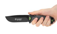 Überlebensmesser mit fester Klinge Ganzo G8012-BK Schwarz